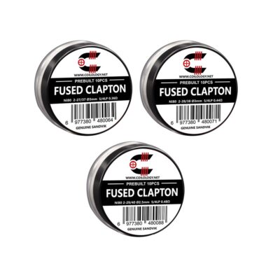 Coilology Pre-built Fused Clapton Coils 10pcs