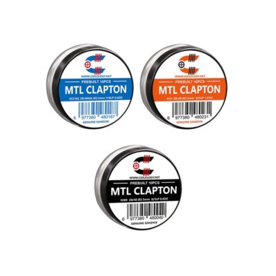 Coilology Pre-built MTL Clapton Coil 10pcs