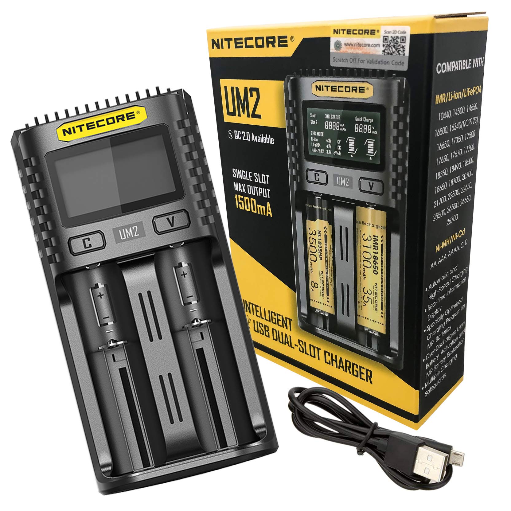 Nitecore UM2 USB Charger - Image 2