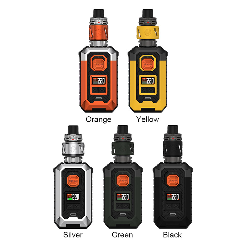Vaporesso Armour Max 220W Mod Kit with iTank 2 Atomizer 8ml (Including Batteries) - Image 2