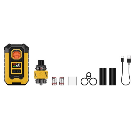 Vaporesso Armour Max 220W Mod Kit with iTank 2 Atomizer 8ml (Including Batteries) - Image 3