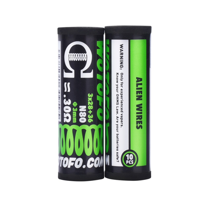Wotofo Ni80 Alien Prebuilt Coil 10pcs - Image 2