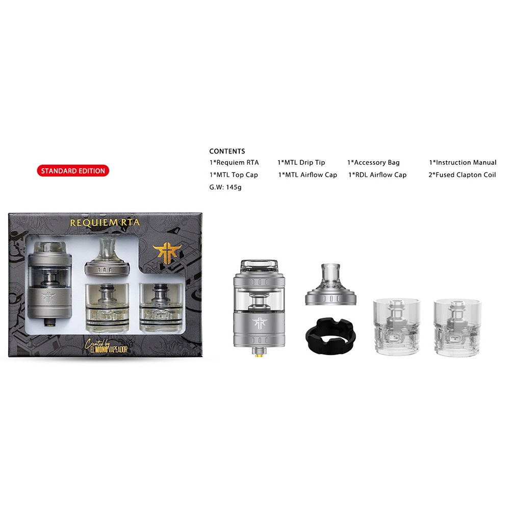 Vandy Vape Requiem RTA Atomizer 4.5ml - Image 11