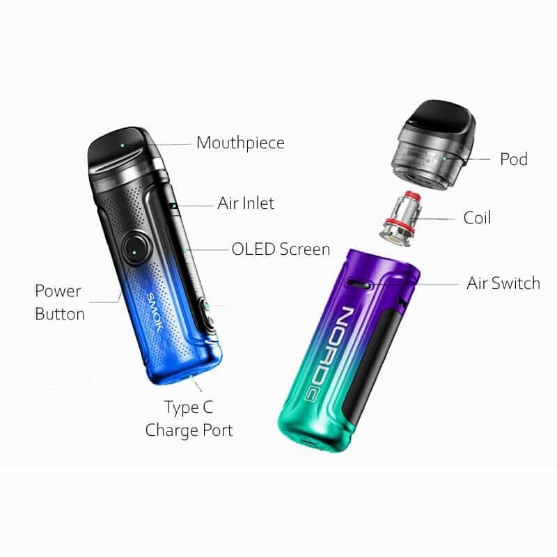 SMOK Nord C Pod System Kit 1800mAh 4.5ml - Image 4