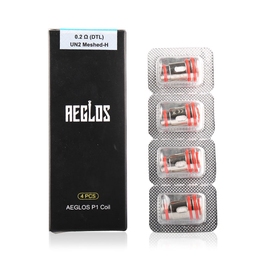 Uwell Replacement Coil for Aeglos Kit / Aeglos P1 Kit / Aeglos Tank Pod (4pcs)