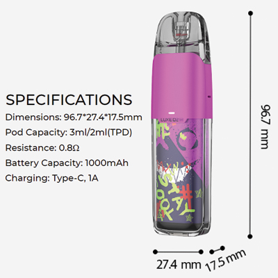 Vaporesso LUXE Q2 SE Pod System Kit 1000mAh 3ml - Image 4