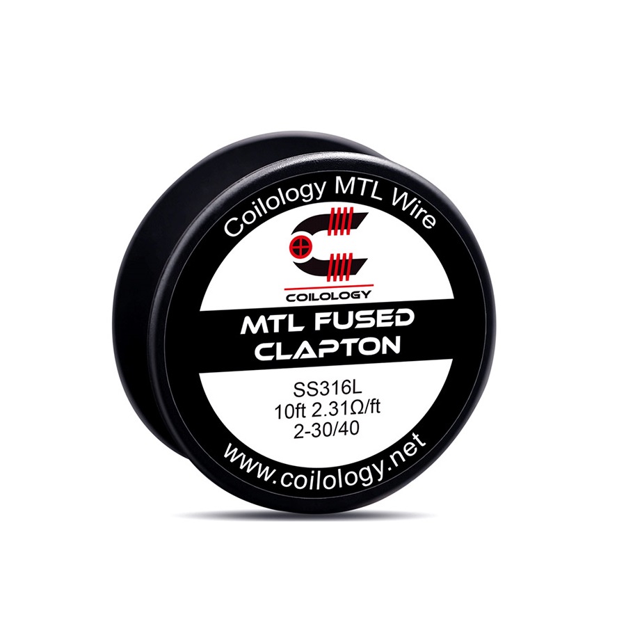 Coilology MTL Fused Clapton SS316L Spools Wire 10ft